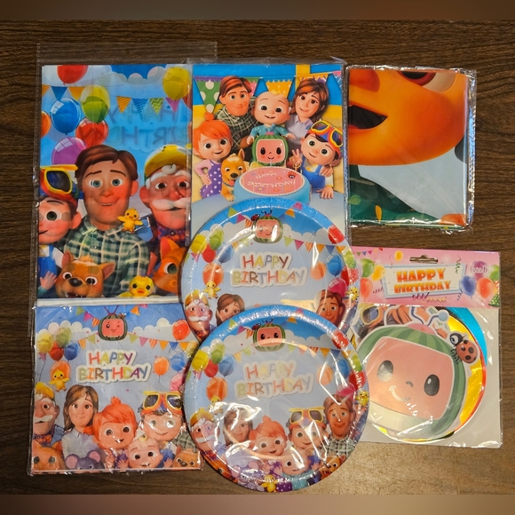 NIB Cocomelon Theme Birthday decorations - Picture 1 of 4